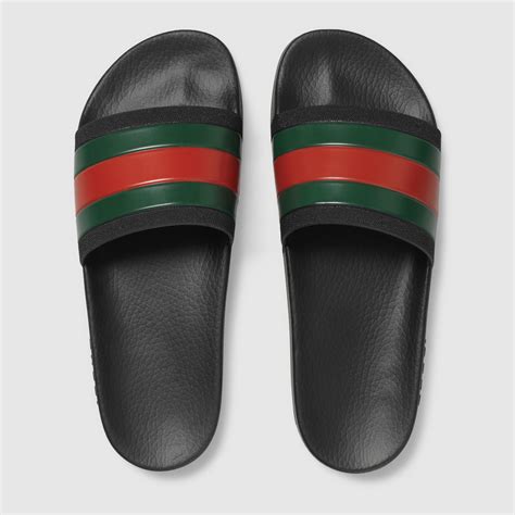 gucci rubber slide sandals replica|gucci rubber sandals sale.